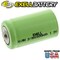 Exell Battery 2/3A 1.2V 1600mAh NIMH Rechargeable Button Top Battery EBC-512 - alternate 4